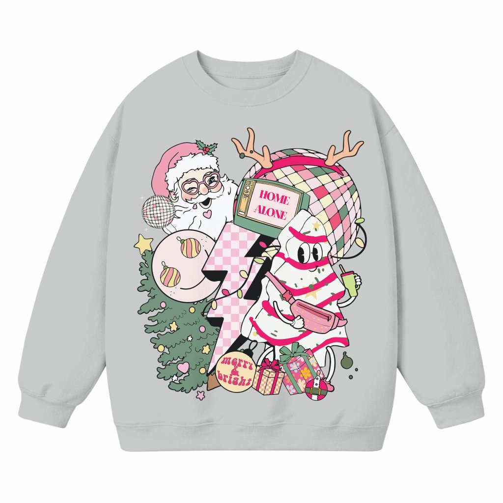 Funny Santa Claus Sweatshirt – Christmas Gift for Women - front view