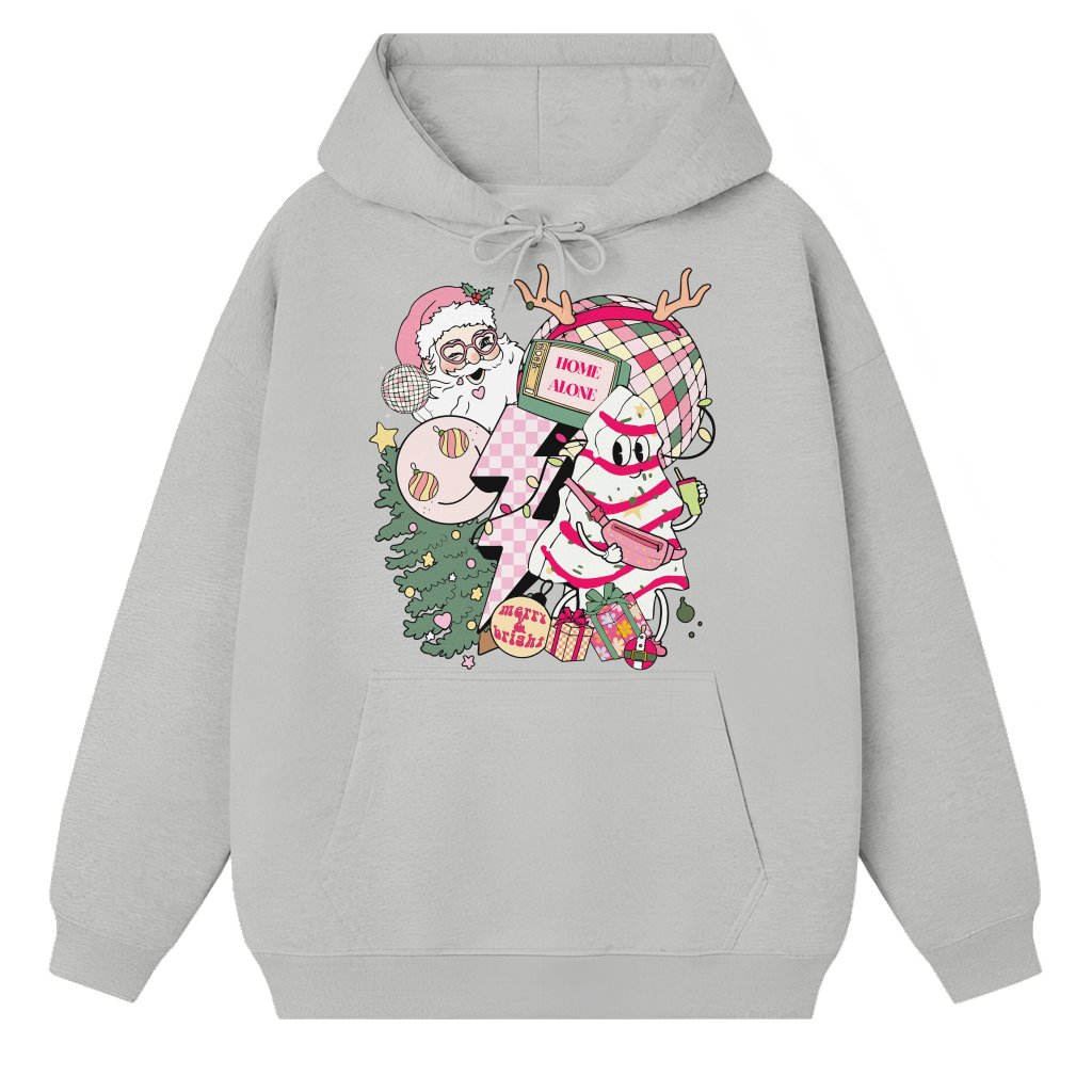 Santa Claus Hoodie – Christmas Gift for Women Funny Cartoon - front view