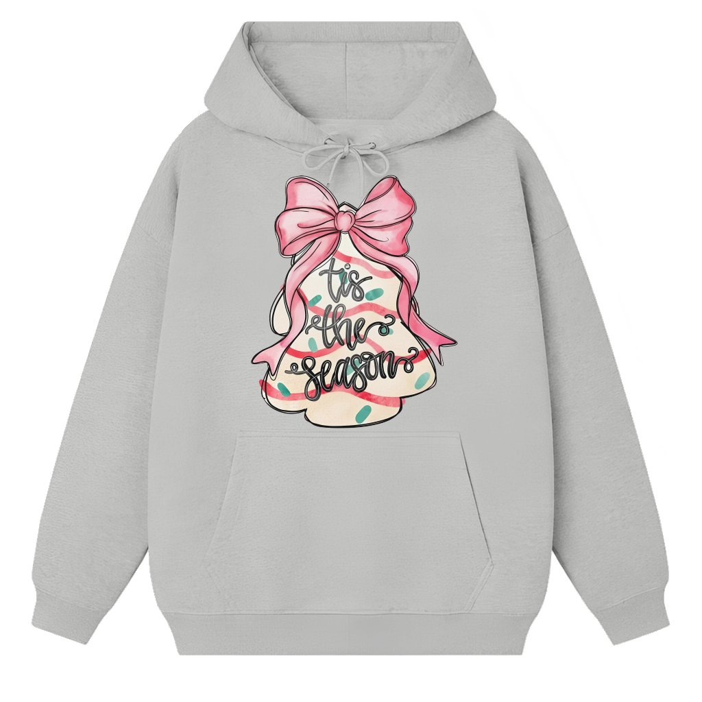 Pink Coquette Hoodie – Christmas Gift Trendy - front view