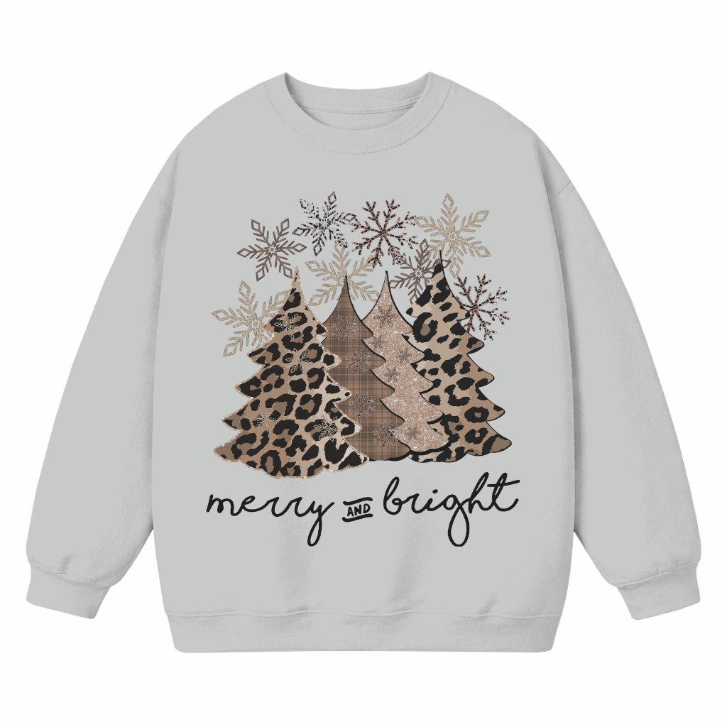 Christmas Tree Snowflakes Sweatshirt – Christmas Gift for Women - front view