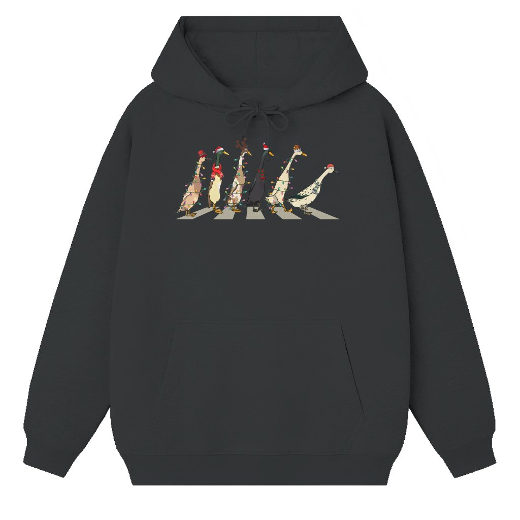 Funny Christmas Ducks Hoodie – Christmas Gift for Farm Animal Lover - front view