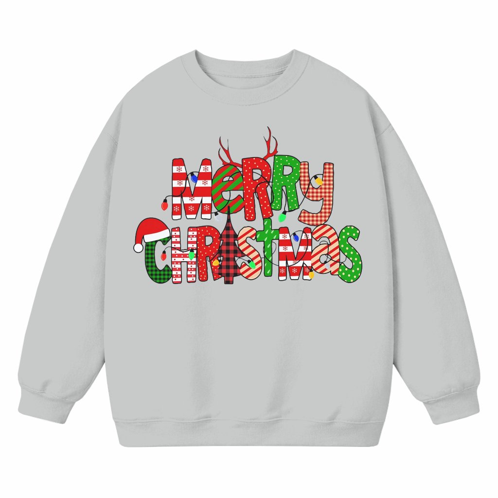 Cute Festive Sweatshirt – Christmas Gift for Women - front view