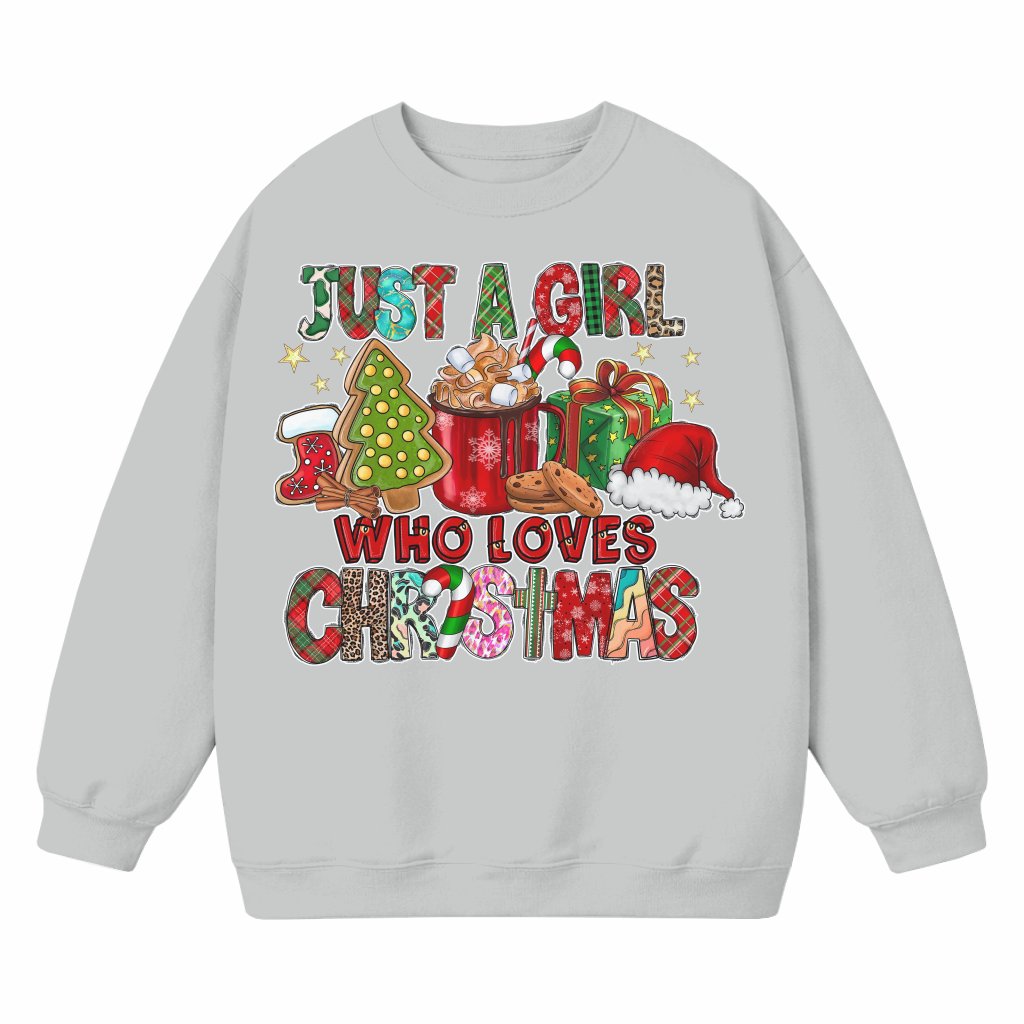 Cute Sweatshirt – Christmas Gift for Women Festive Crew Neck - front view