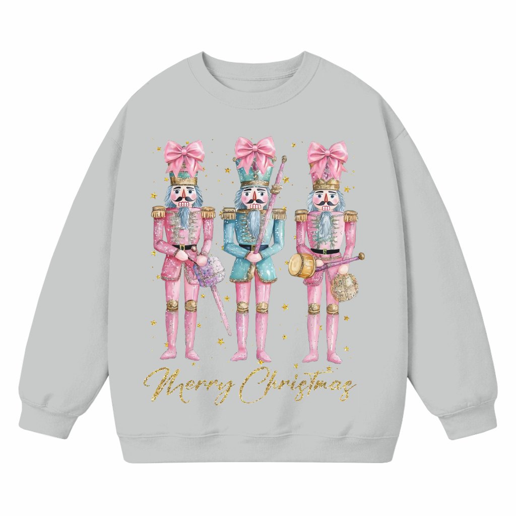 Cute Nutcracker Sweatshirt – Christmas Gift Merry - front view