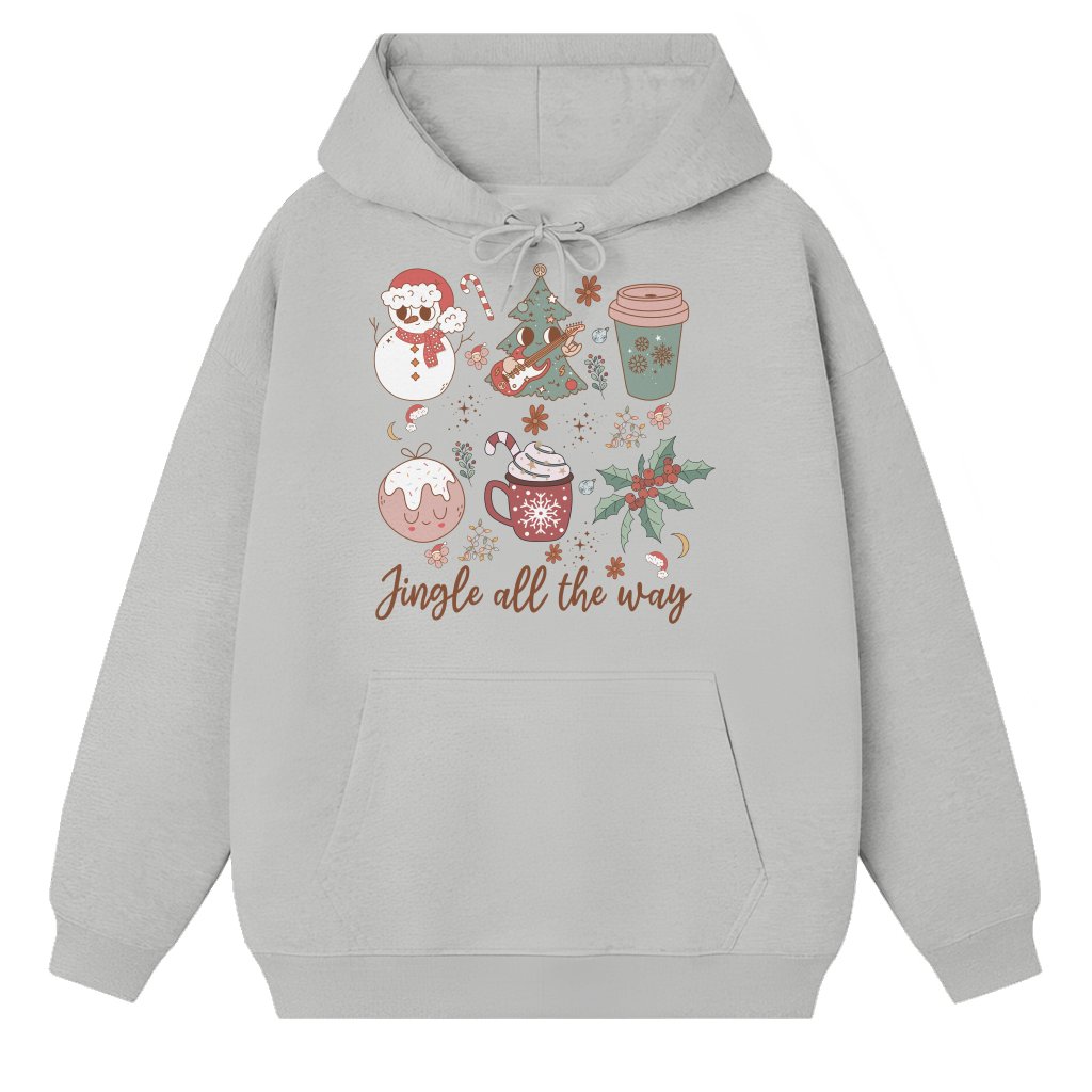 Cute Cozy Hoodie – Christmas Holiday Gift for Women Pullover - front view