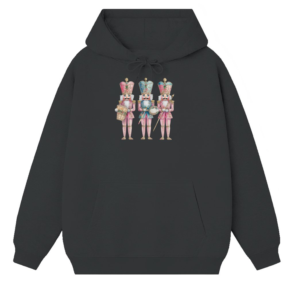 Cozy Nutcracker Hoodie Christmas – Christmas Gift Festive - front view