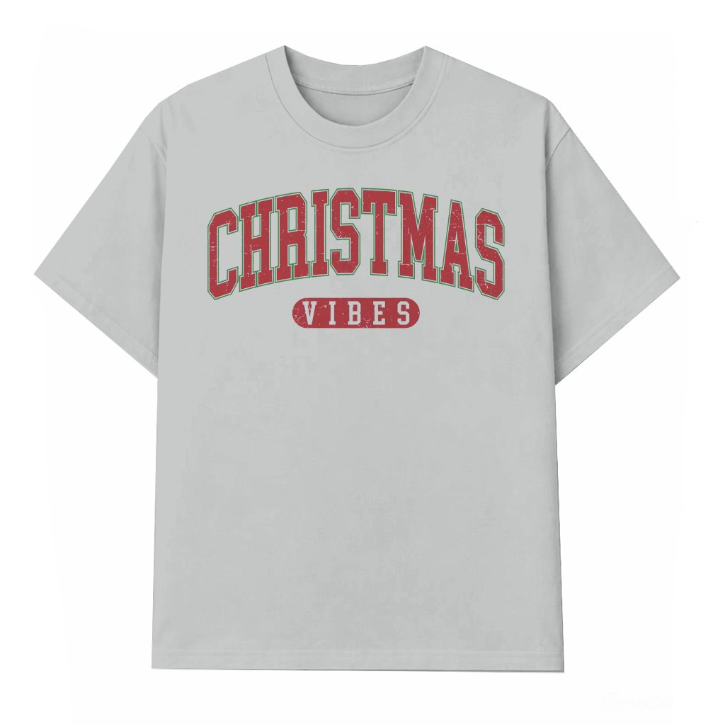 Cute Christmas Vibes T-shirt – Christmas Gift for Women Trendy - front view