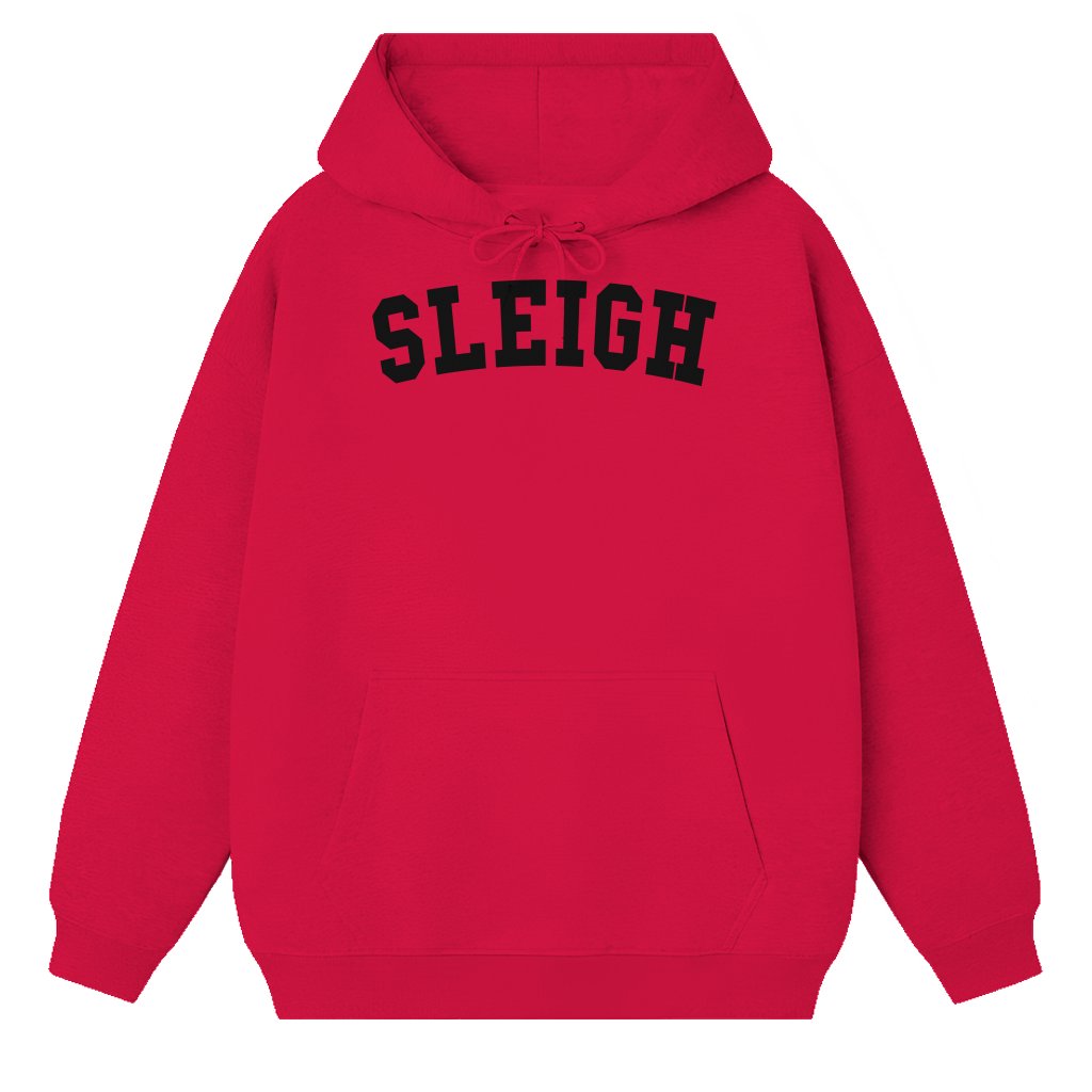 Sleigh Hoodie – Funny Christmas Gift for Her, Holiday Sweatshirt - front view