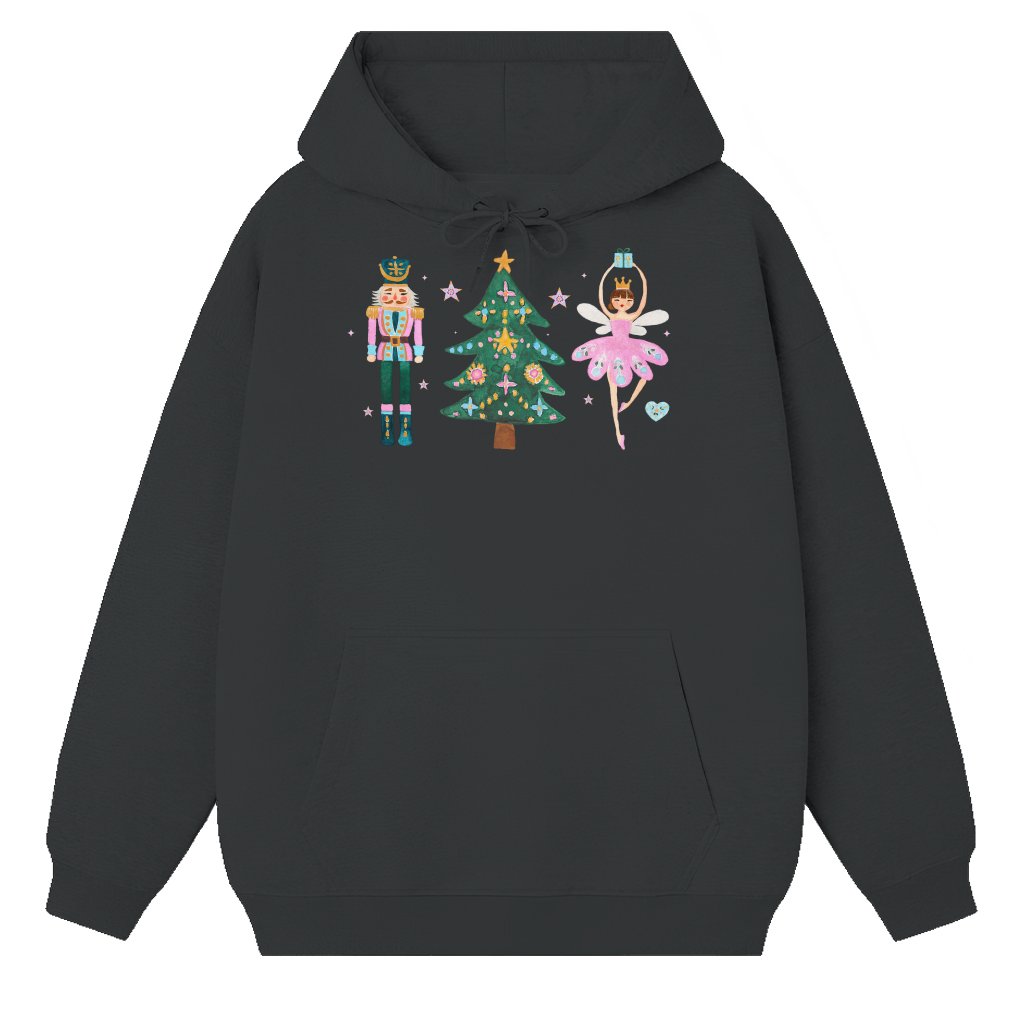 Ballet Dancer Hoodie – Christmas Gift for Women Cozy - front view