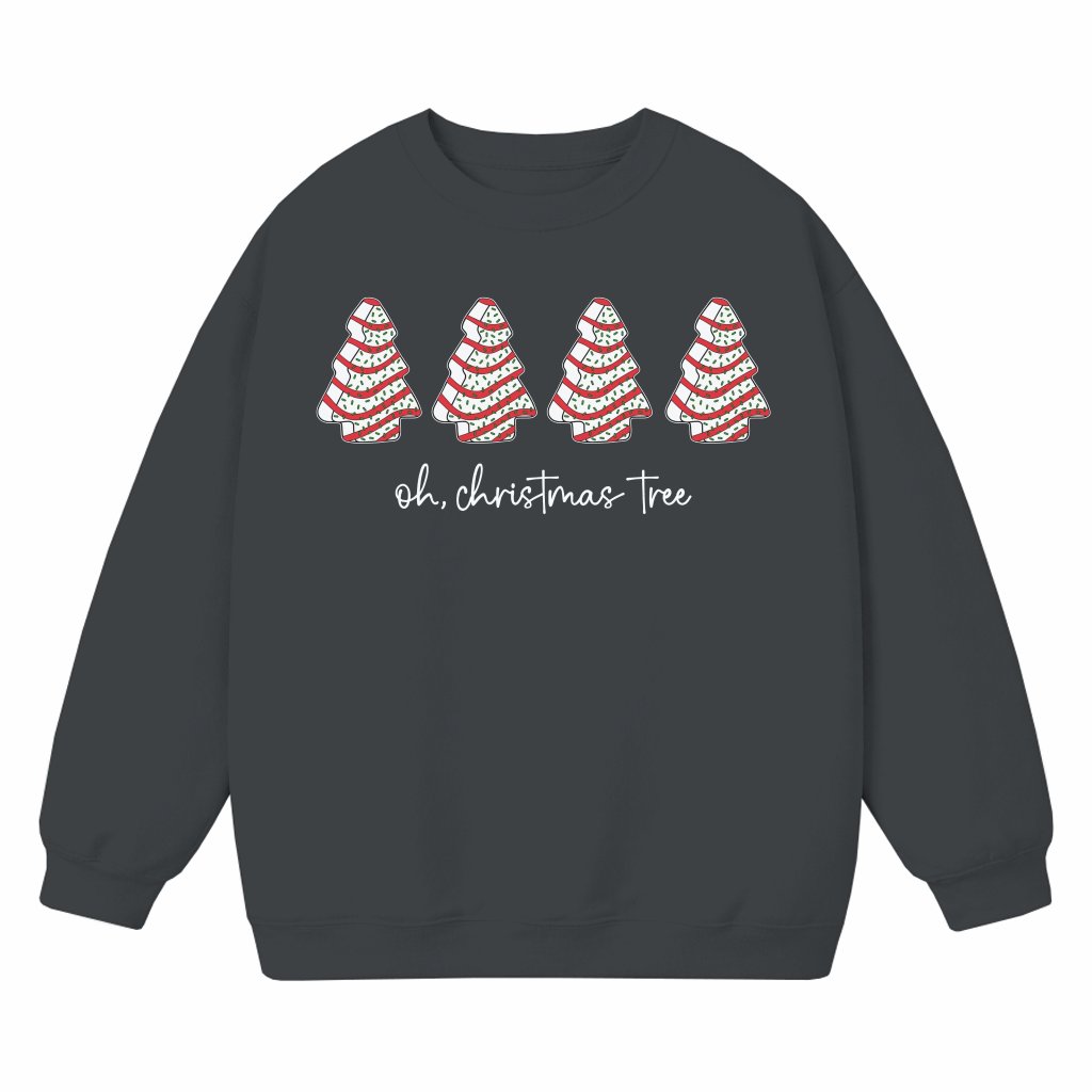 Christmas Tree Sweatshirt – Christmas Gift for Women Cute Festive Crew Neck - front view