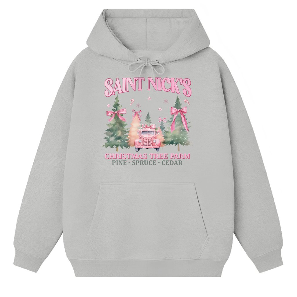 Funny Coquette Pink Hoodie – Christmas Gift for Her - front view