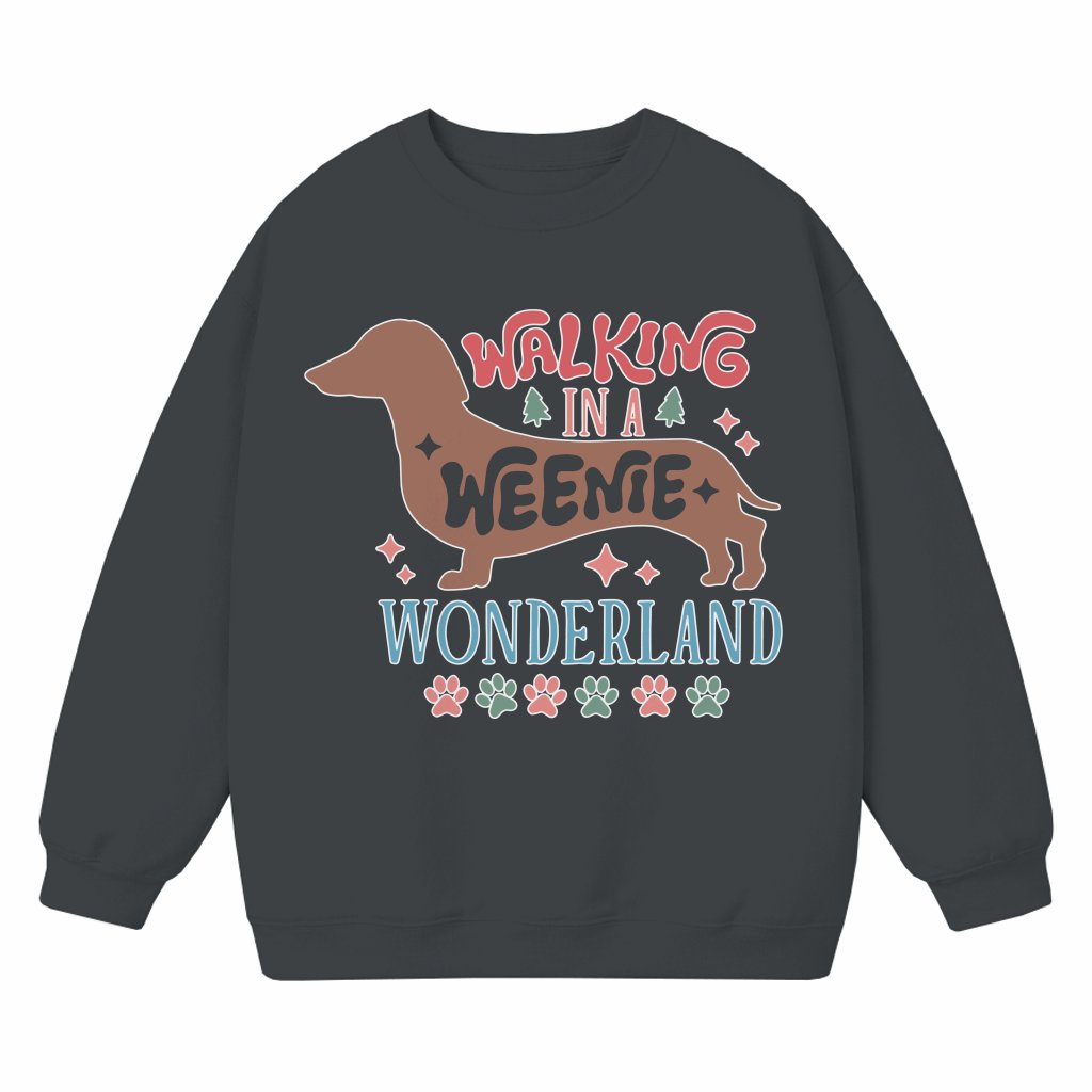Cute Dachshund Sweatshirt – Christmas Gift for Dog Lover - front view