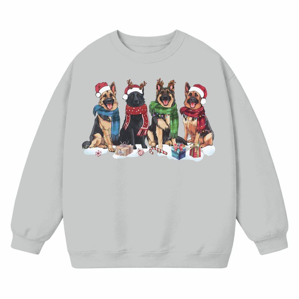 German Shepherd Sweatshirt – Christmas Gift for Dog Mom Cute - front view