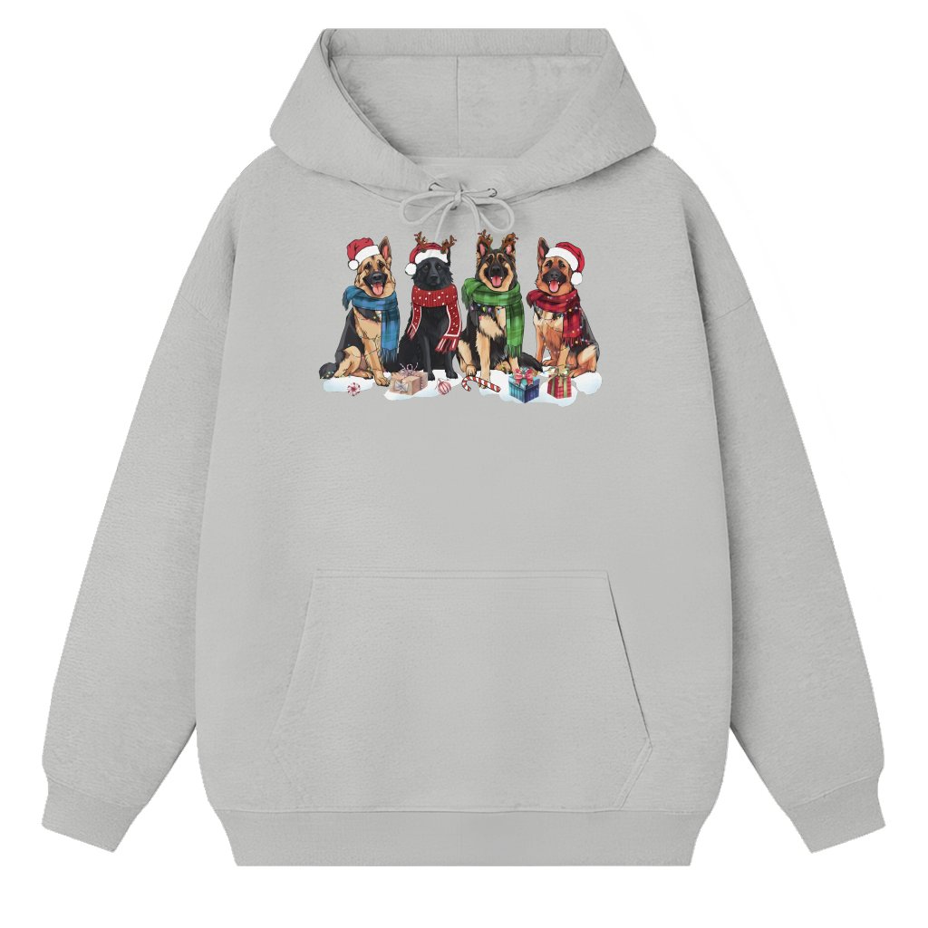 German Shepherd Hoodie – Christmas Gift for Dog Lovers Cute Trendy - front view