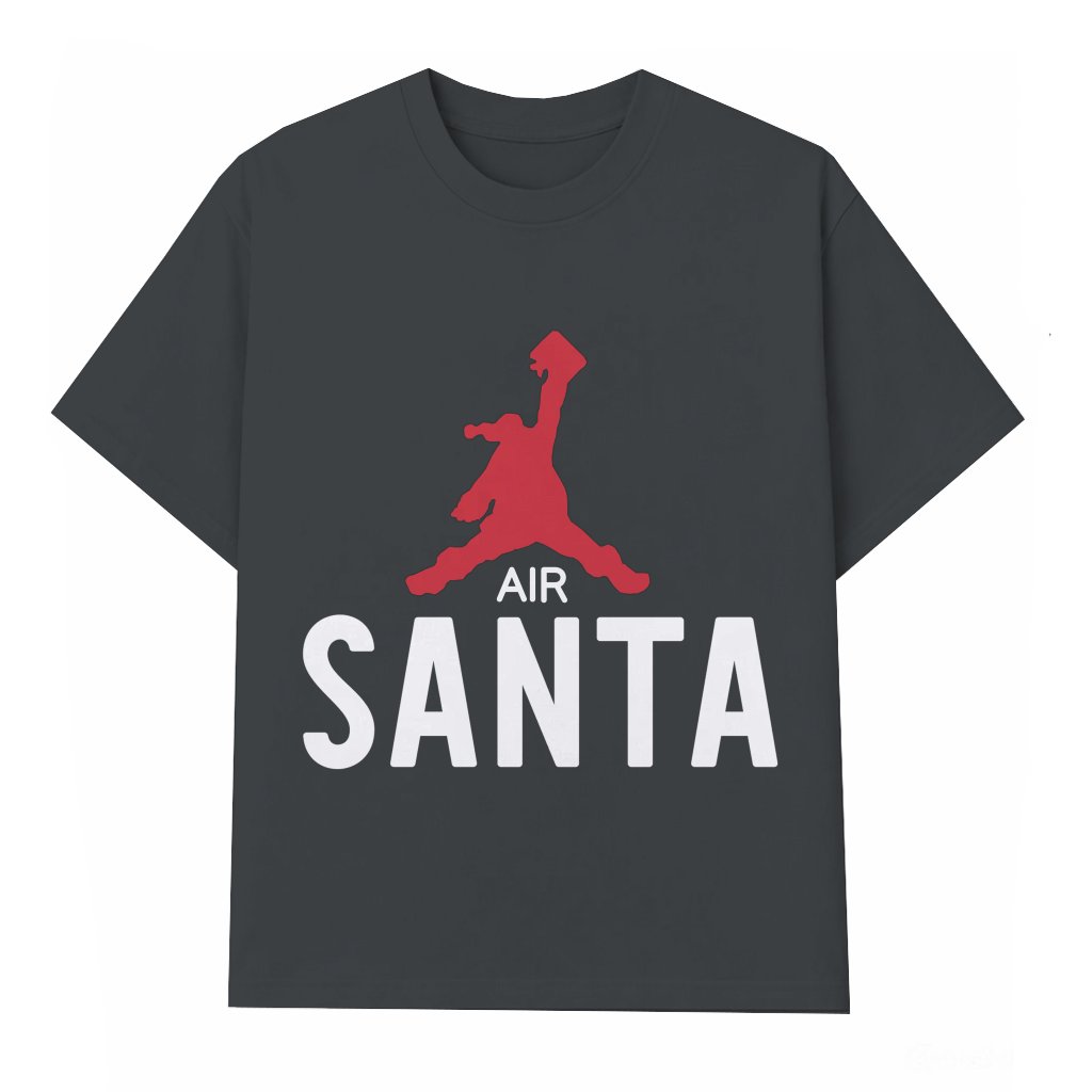 Vintage Santa Claus Christmas T-shirt – Holiday Gift for Men Women - front view