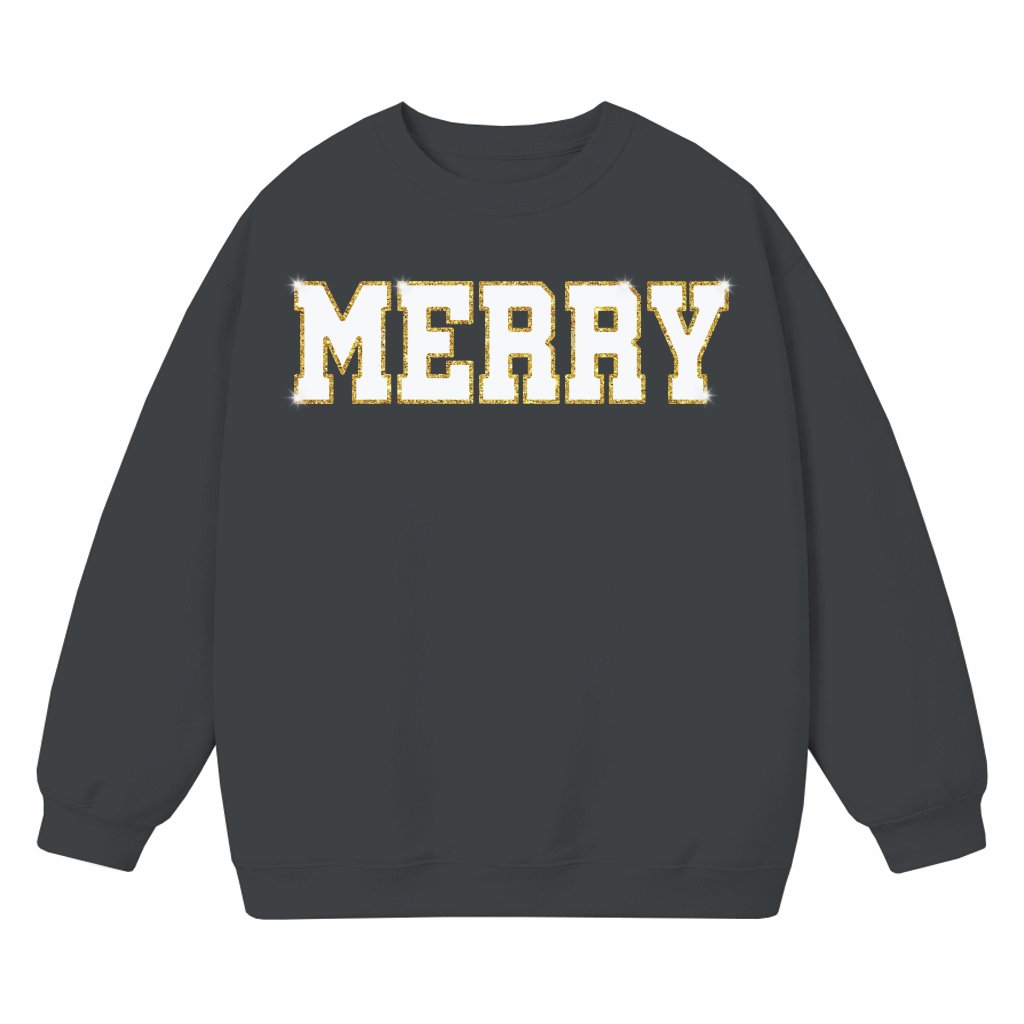 Merry Christmas Sweatshirt – Christmas Gift for Men Women Classic Holiday - front view