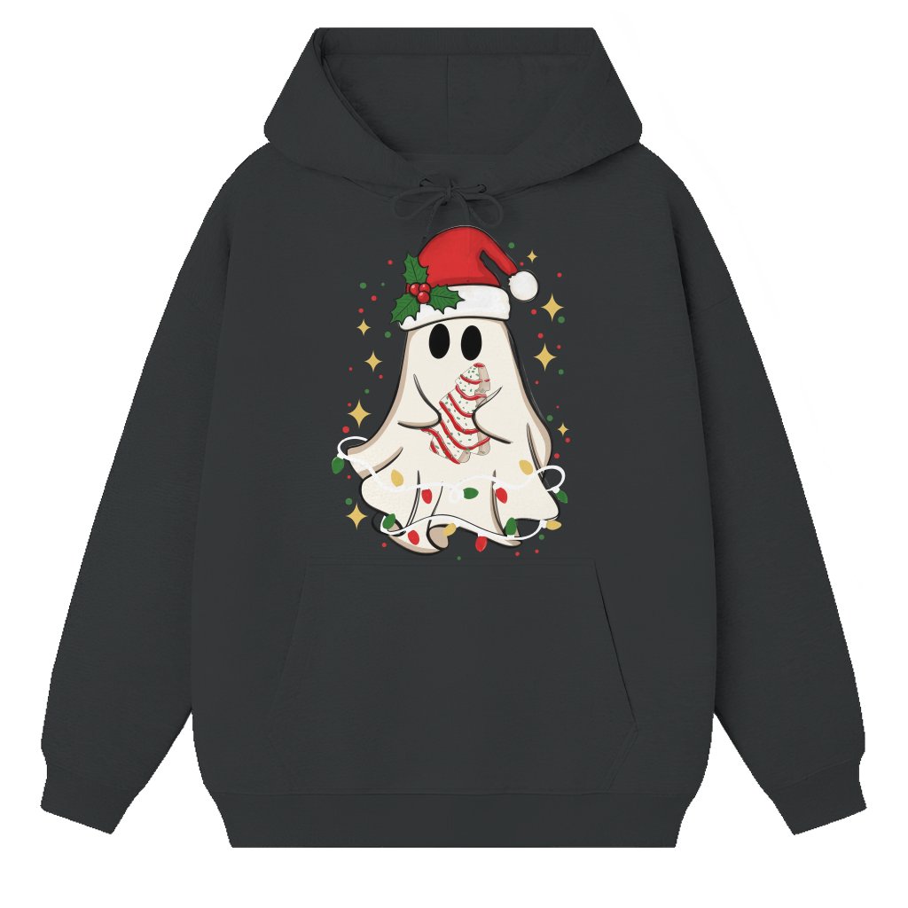 Christmas Ghost Hoodie – Christmas Gift for Him Her Cute Funny - front view
