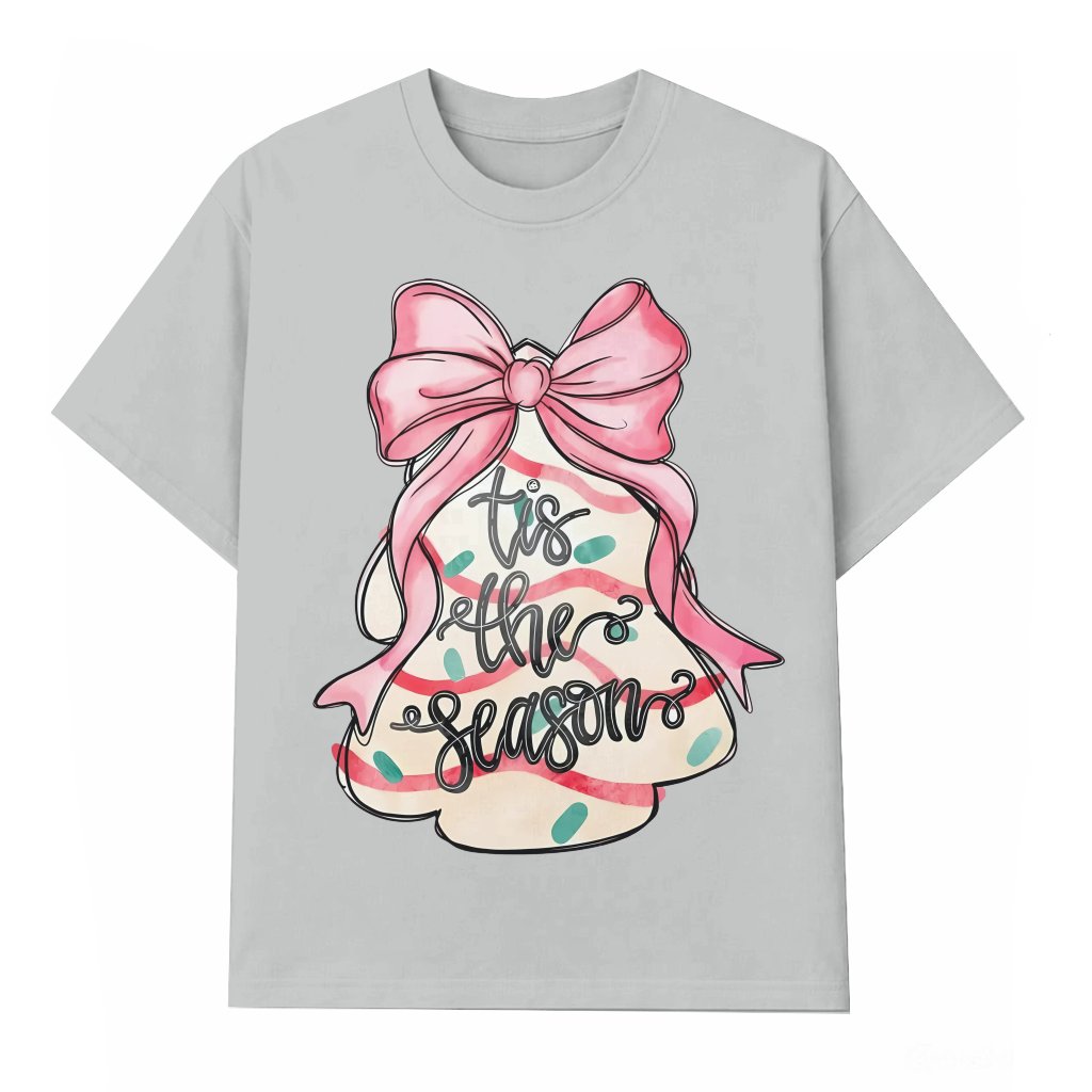 Pink Coquette T-shirt – Christmas Gift for Women - front view