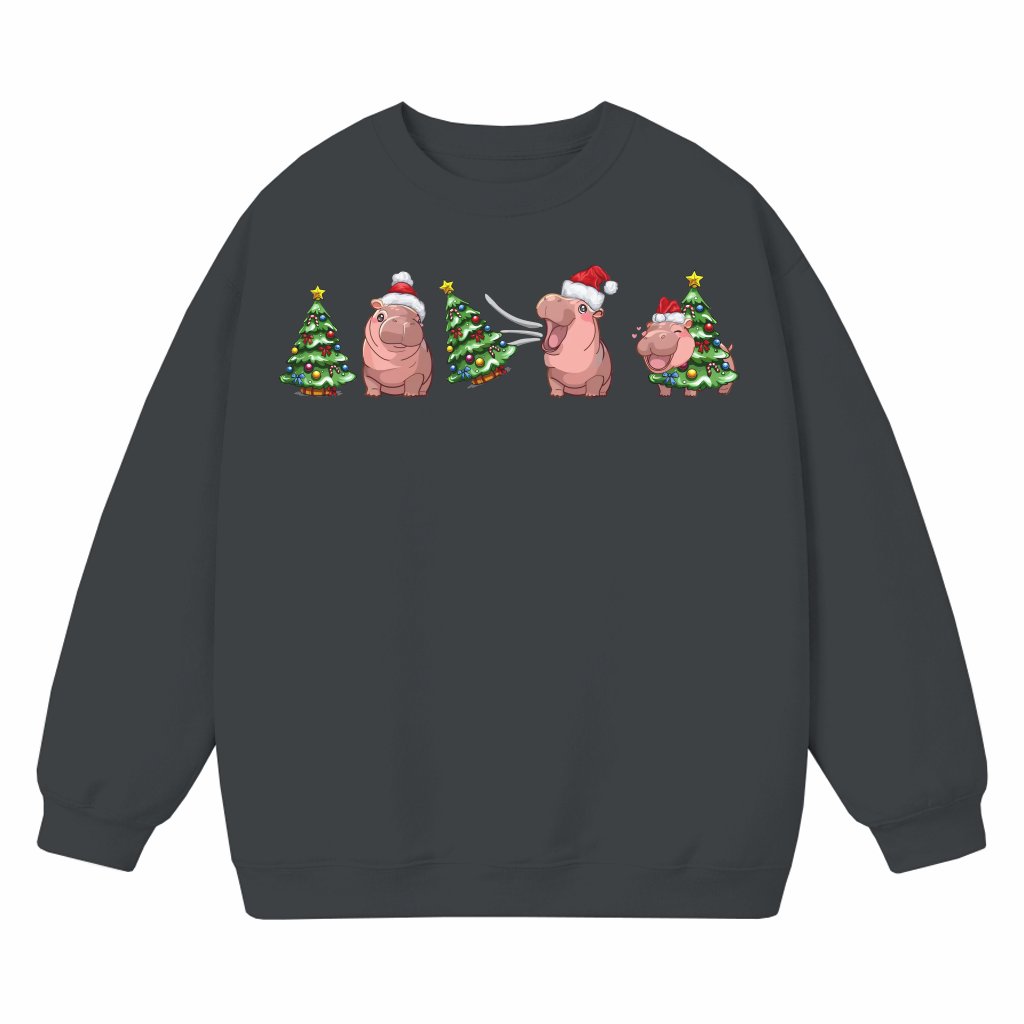 Christmas Tree Sweatshirt – Christmas Gift for Him Her Festive Cozy - front view