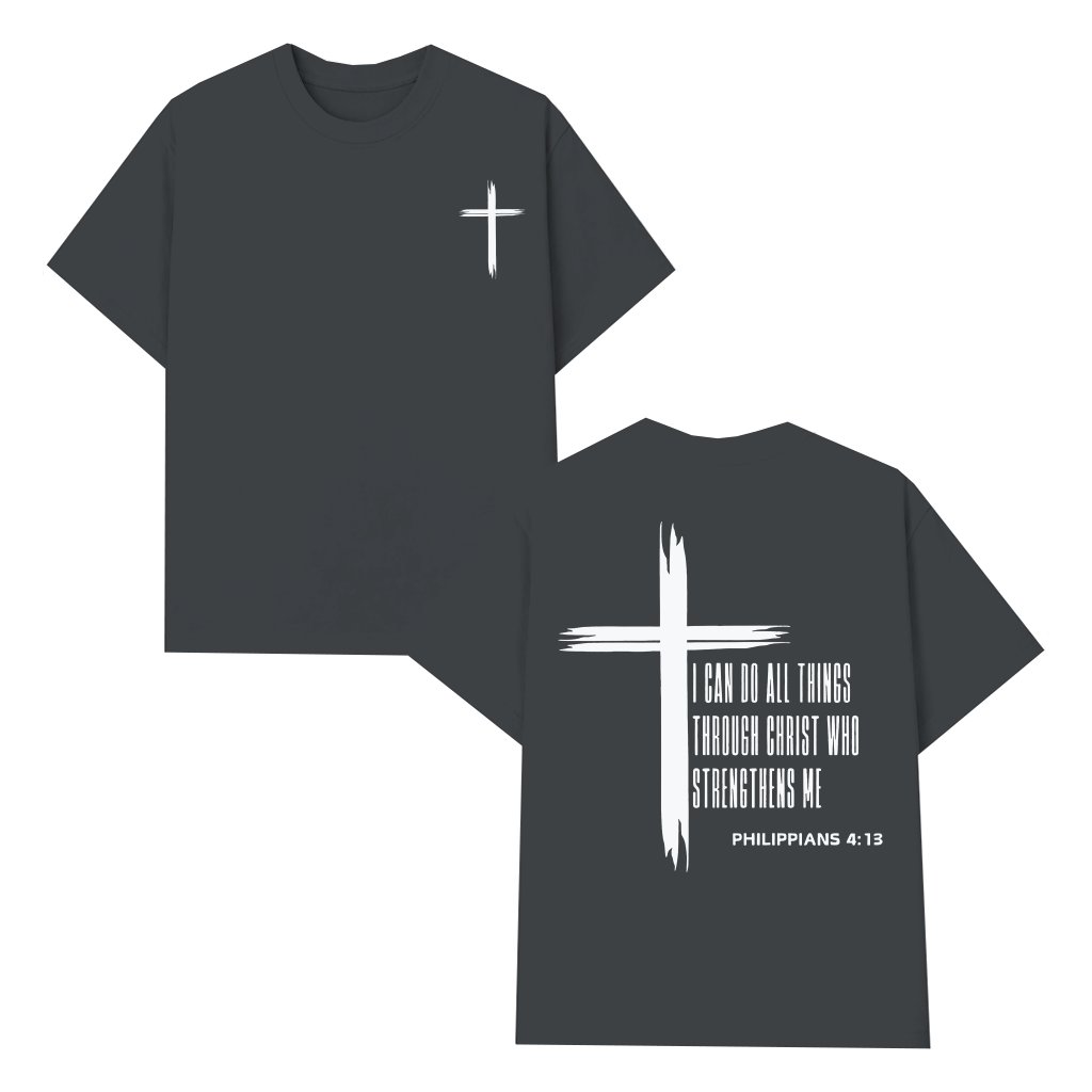 I Can Do All Things T-shirt – Christian Gift for Men Women - front view