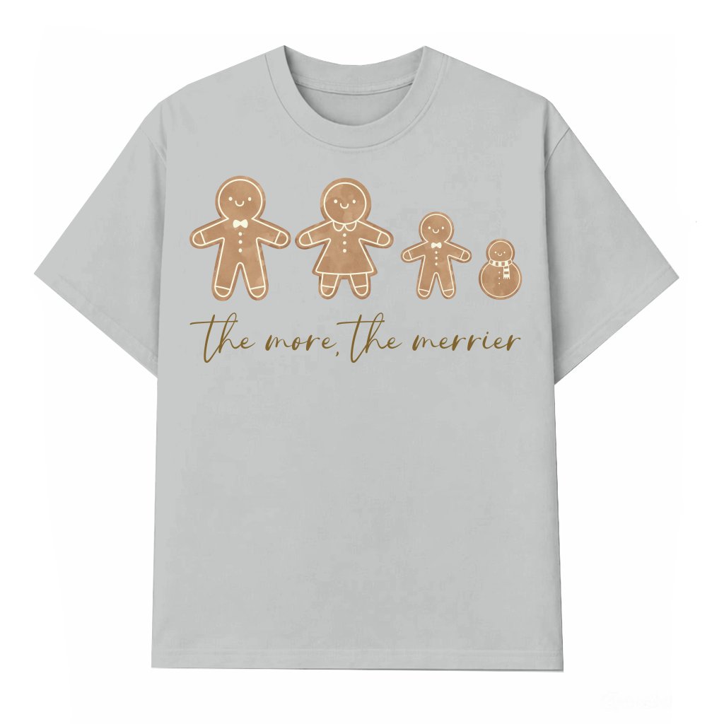 Second Baby Reveal Maternity T-shirt – Christmas Gift for Pregnant Mom - front view