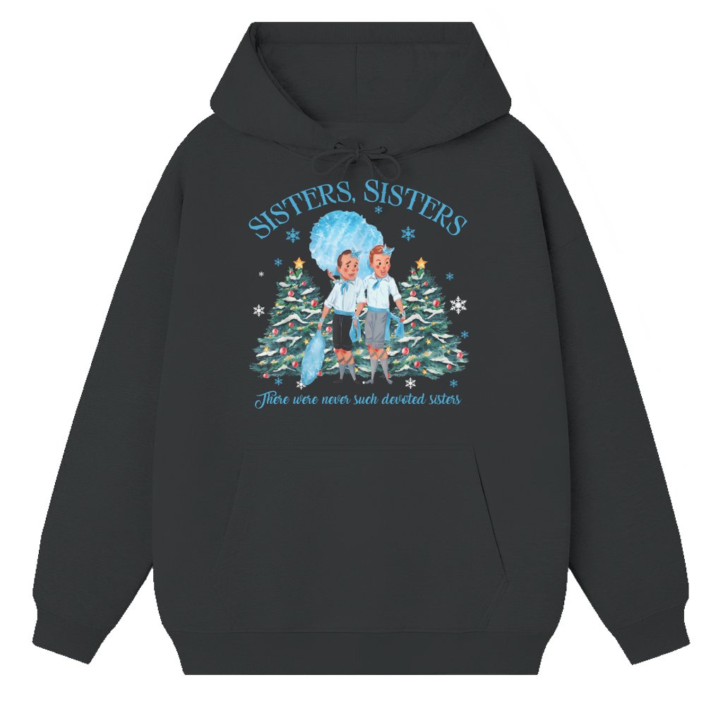 Groovy Sisters Hoodie – Christmas Gift for Sister Matching Cute - front view