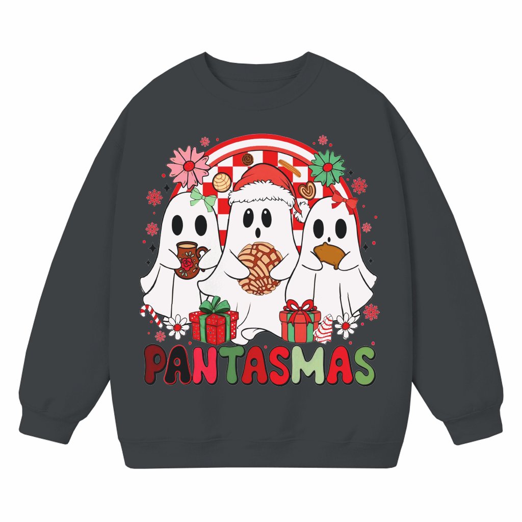 Cute Pantasmas Ghost Sweatshirt – Christmas Gift Funny Spanish - front view