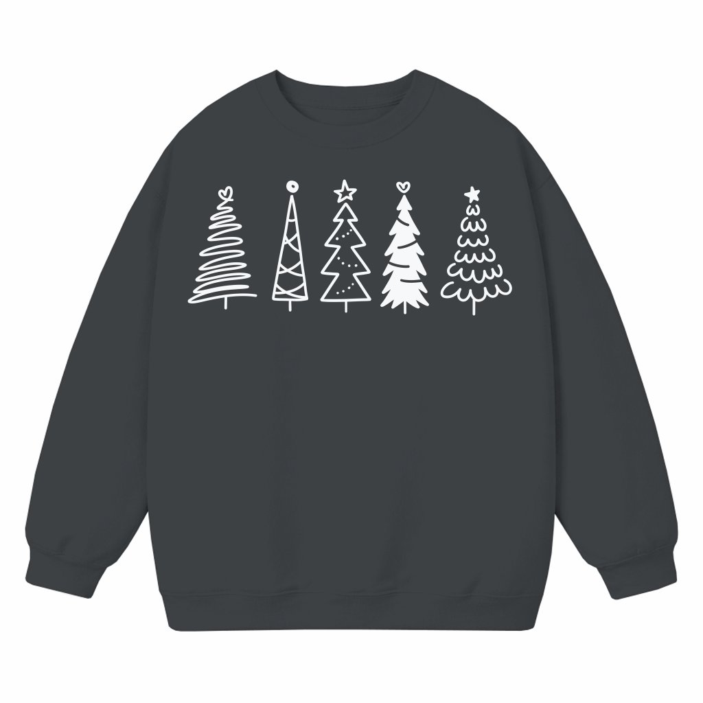 Christmas Tree Sweatshirt – Christmas Gift for Women Cute Festive Crewneck - front view