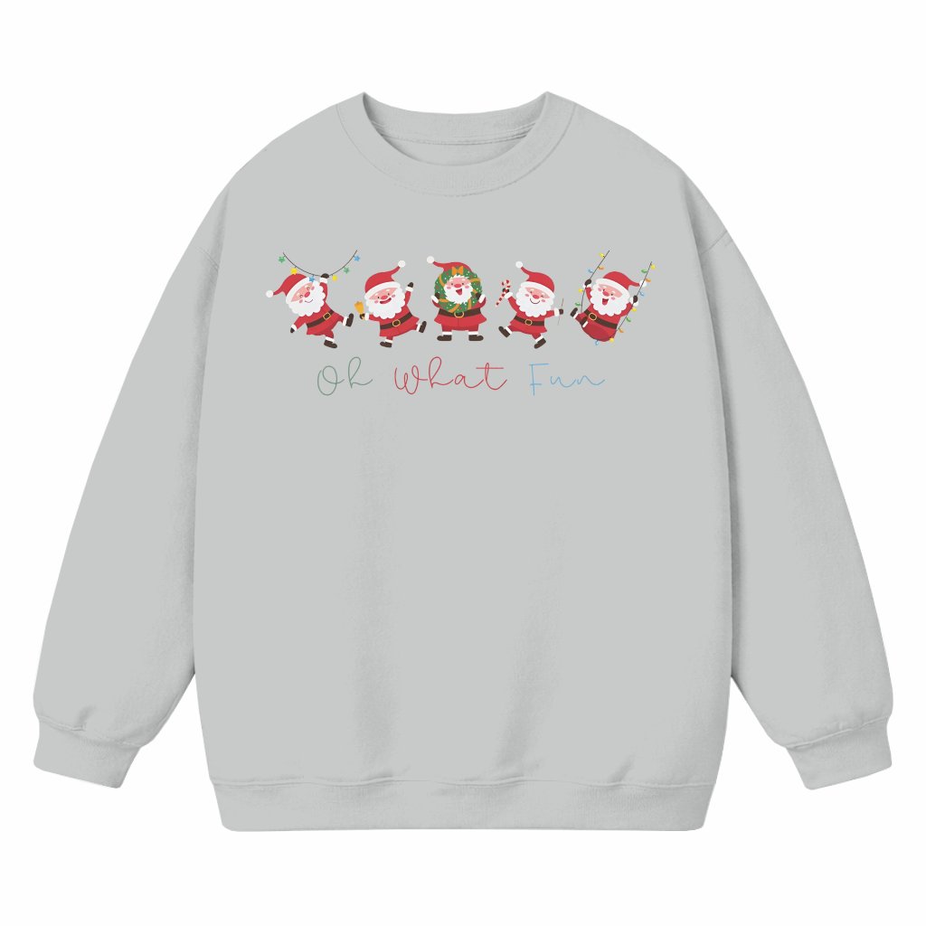 Funny Santa Sweatshirt – Merry Christmas Gift for Him Her - front view