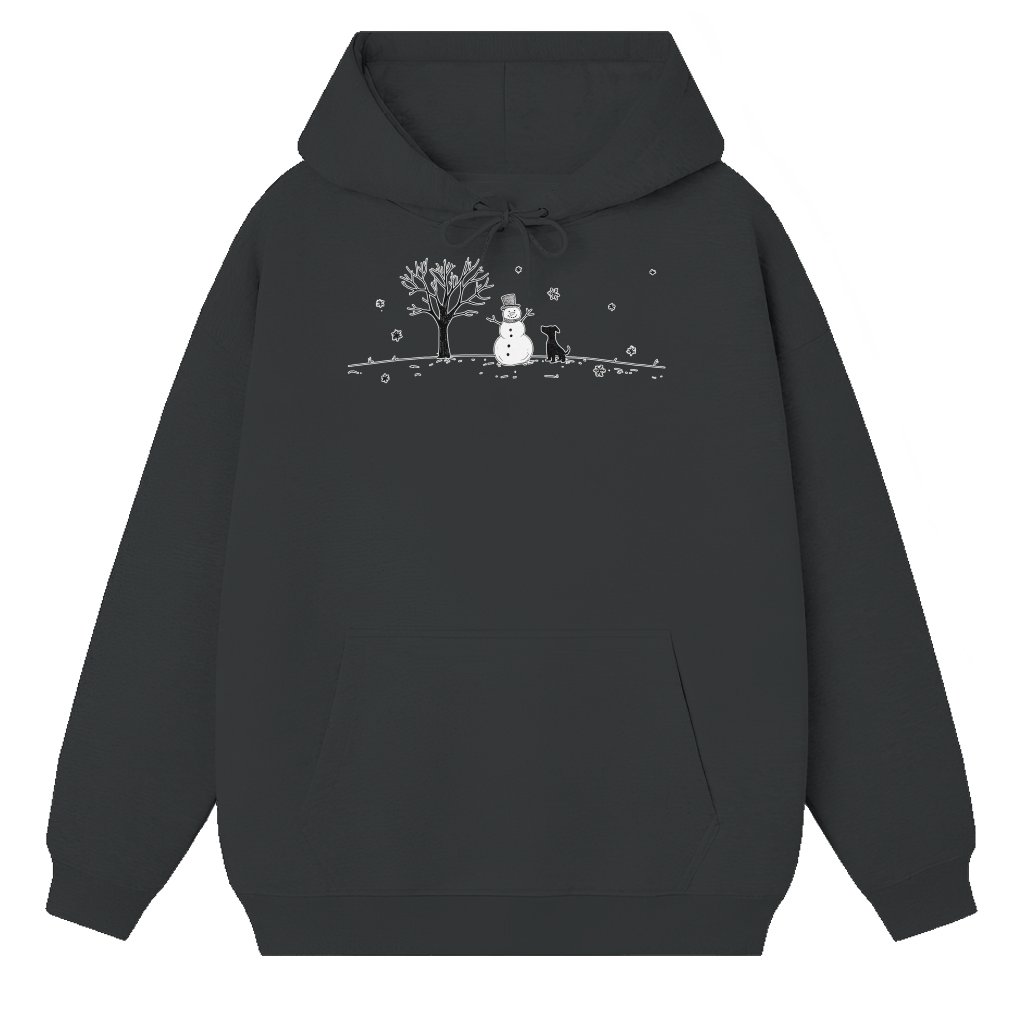 Snowman Hoodie – Christmas Holiday Gift Cute Winter - front view