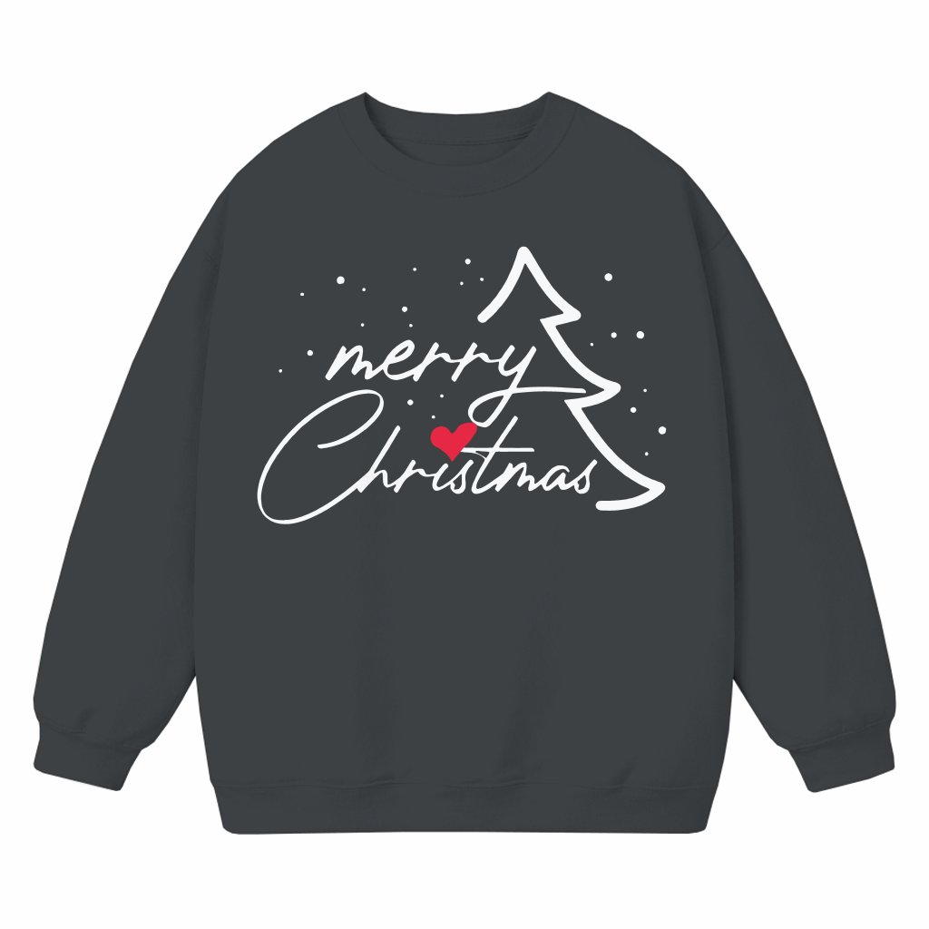 Funny Christmas Tree Sweatshirt – Christmas Holiday Gift for Men Women Cute - front view