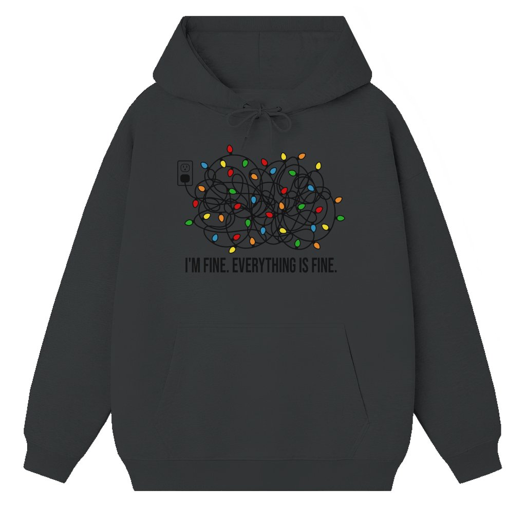 Christmas Lights Hoodie – Christmas Holiday Gift for Him Her Trendy - front view