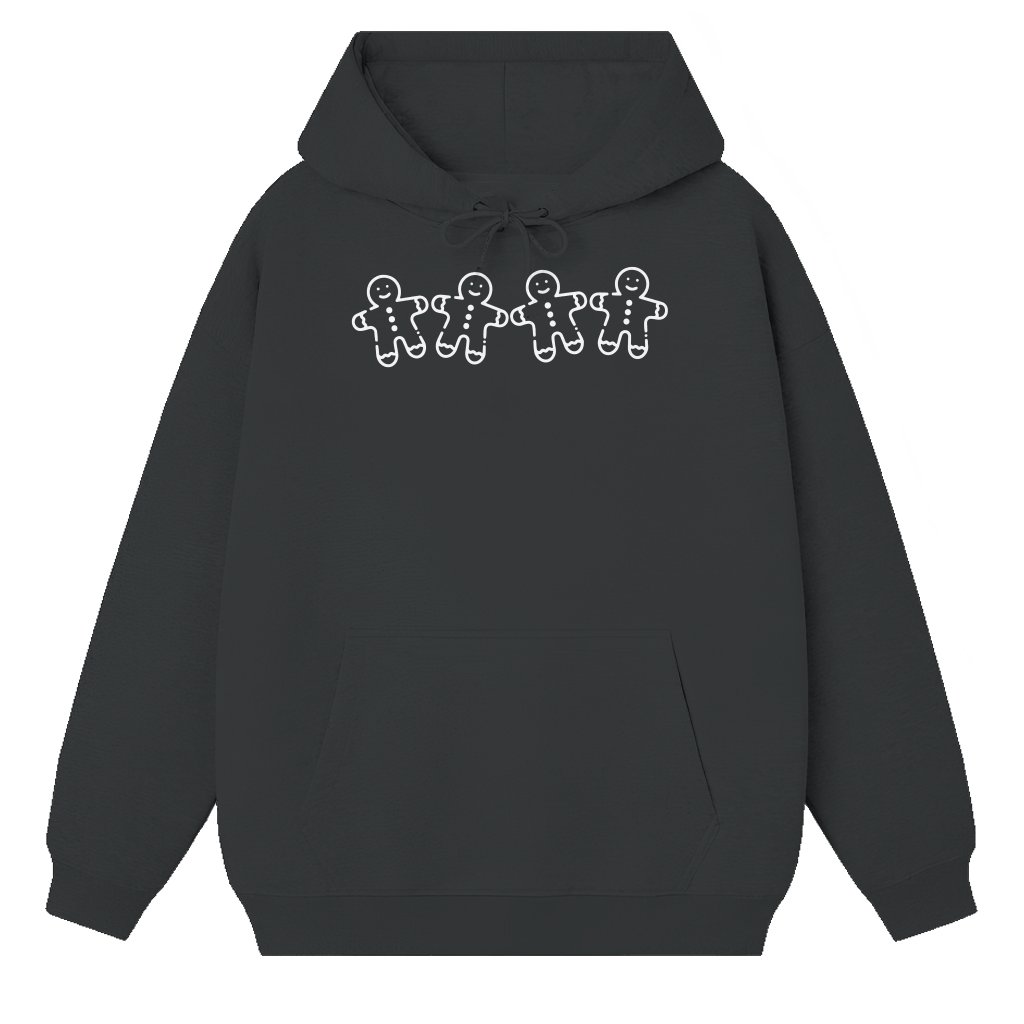 Cute Gingerbread Woman Hoodie – Christmas Gift for Baking Lovers - front view