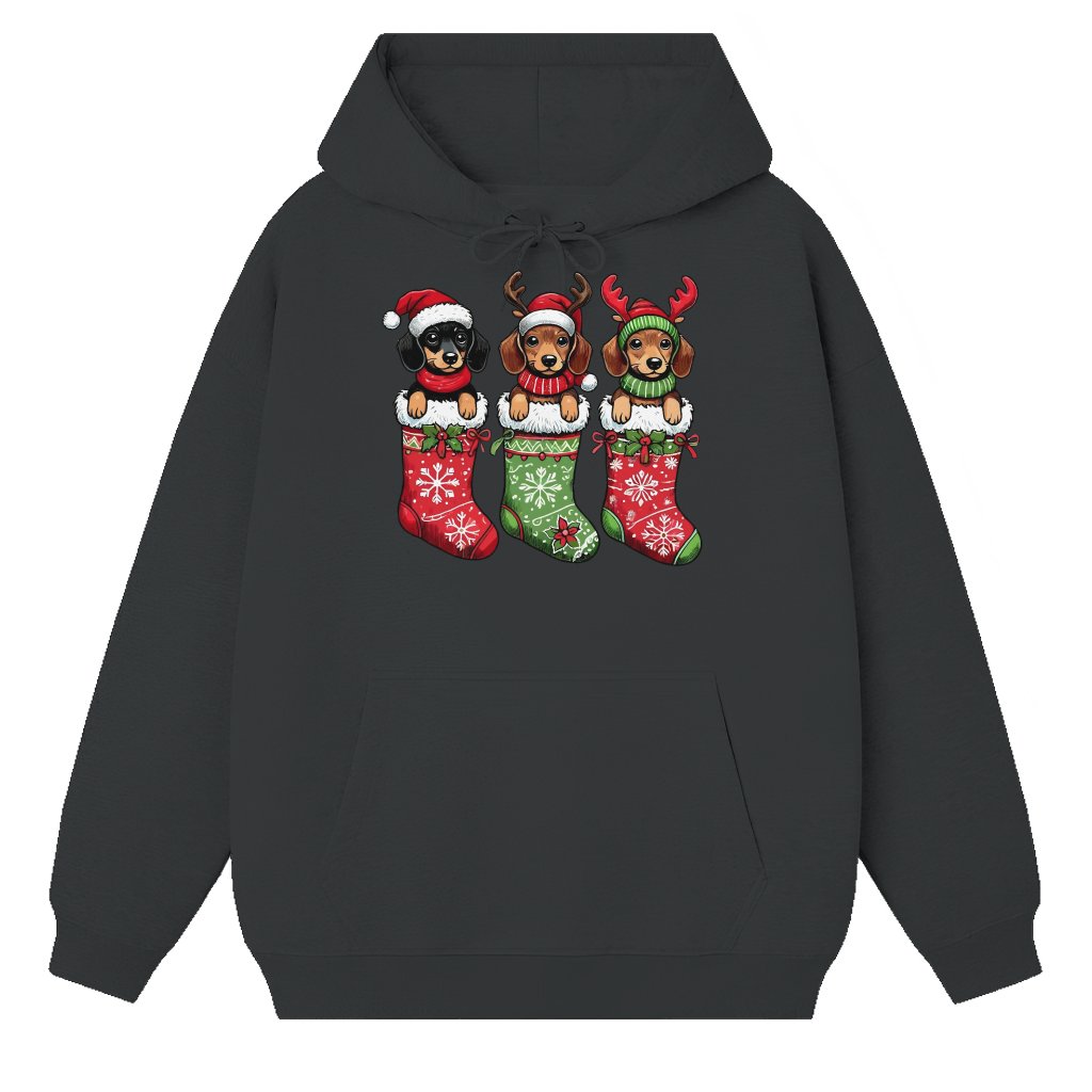 Dachshund Hoodie – Christmas Gift for Dog Lover Funny Unisex - front view