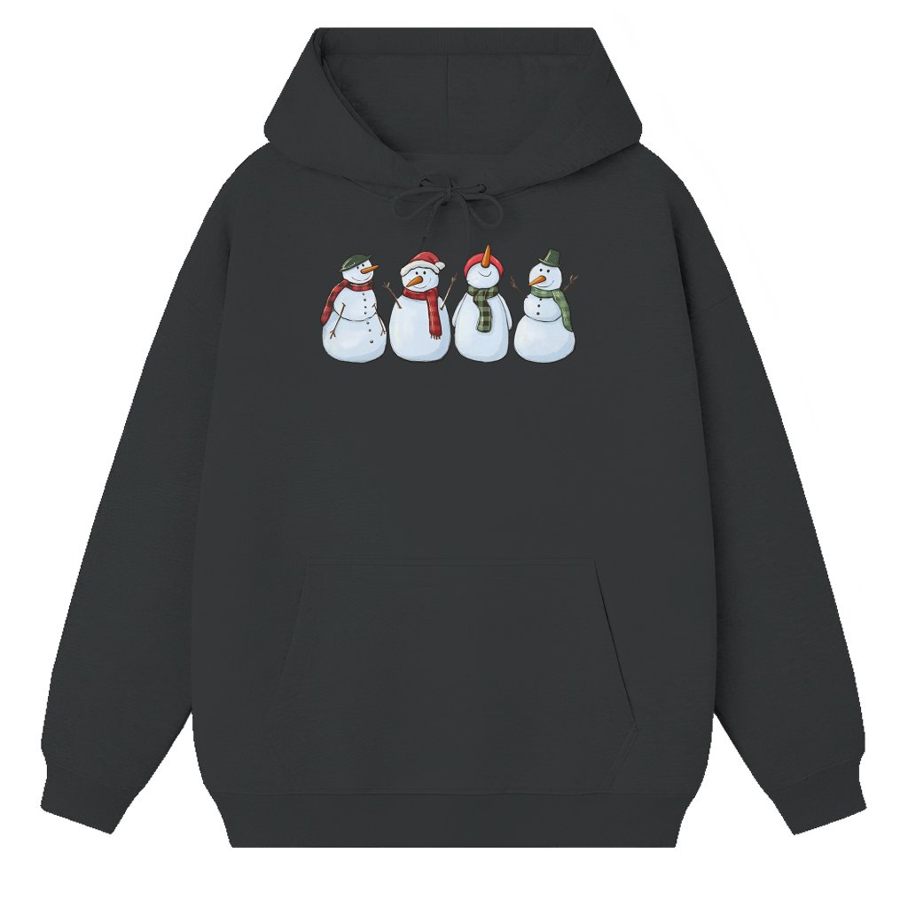 Cute Snowman Hoodie – Christmas Gift for Women Trendy - front view
