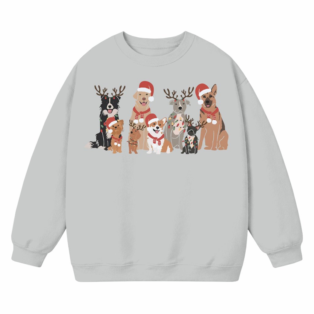 Christmas Dog Sweatshirt – Christmas Gift for Dog Lovers Funny - front view