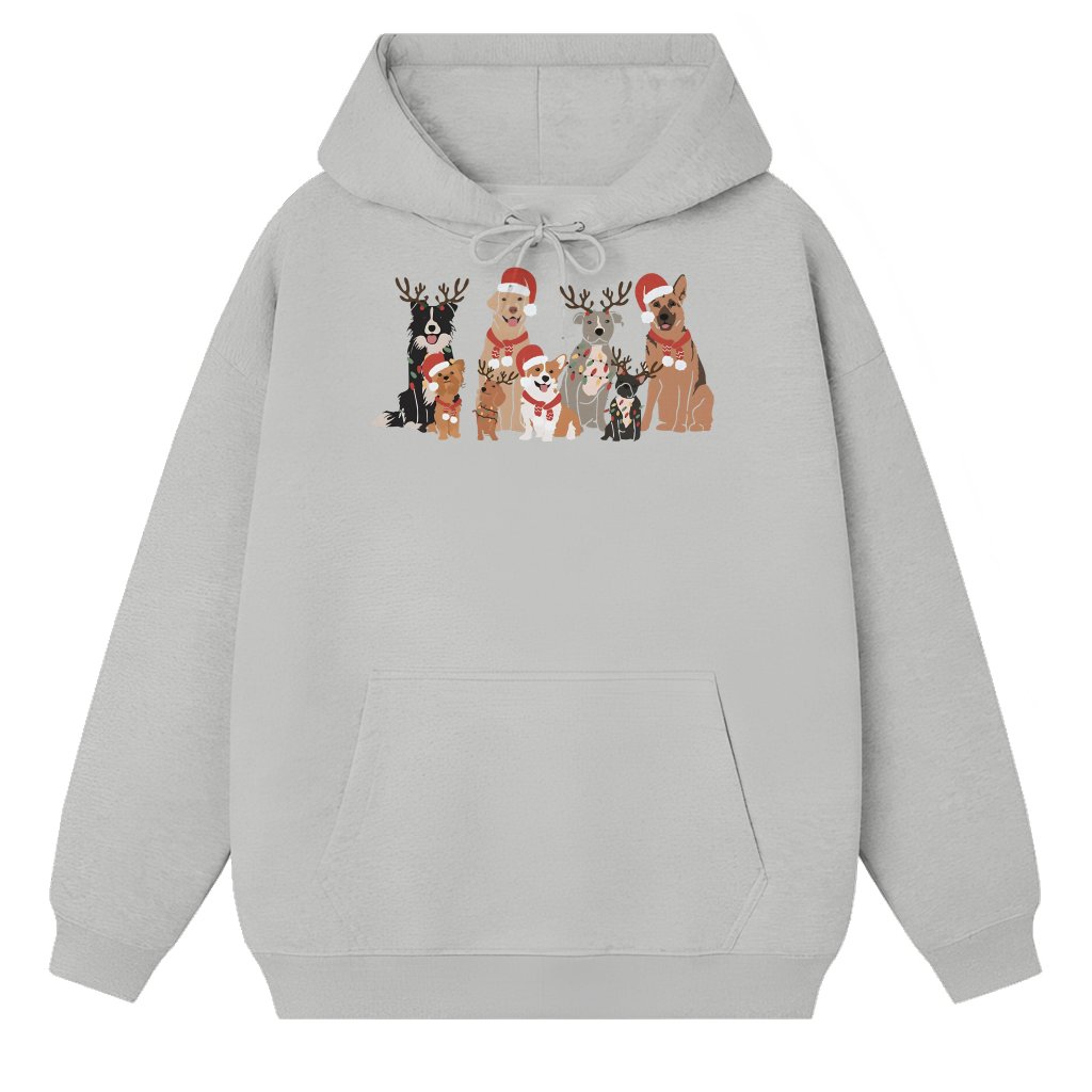 Dog Lover Hoodie – Christmas Gift for Dog Lover Cute - front view