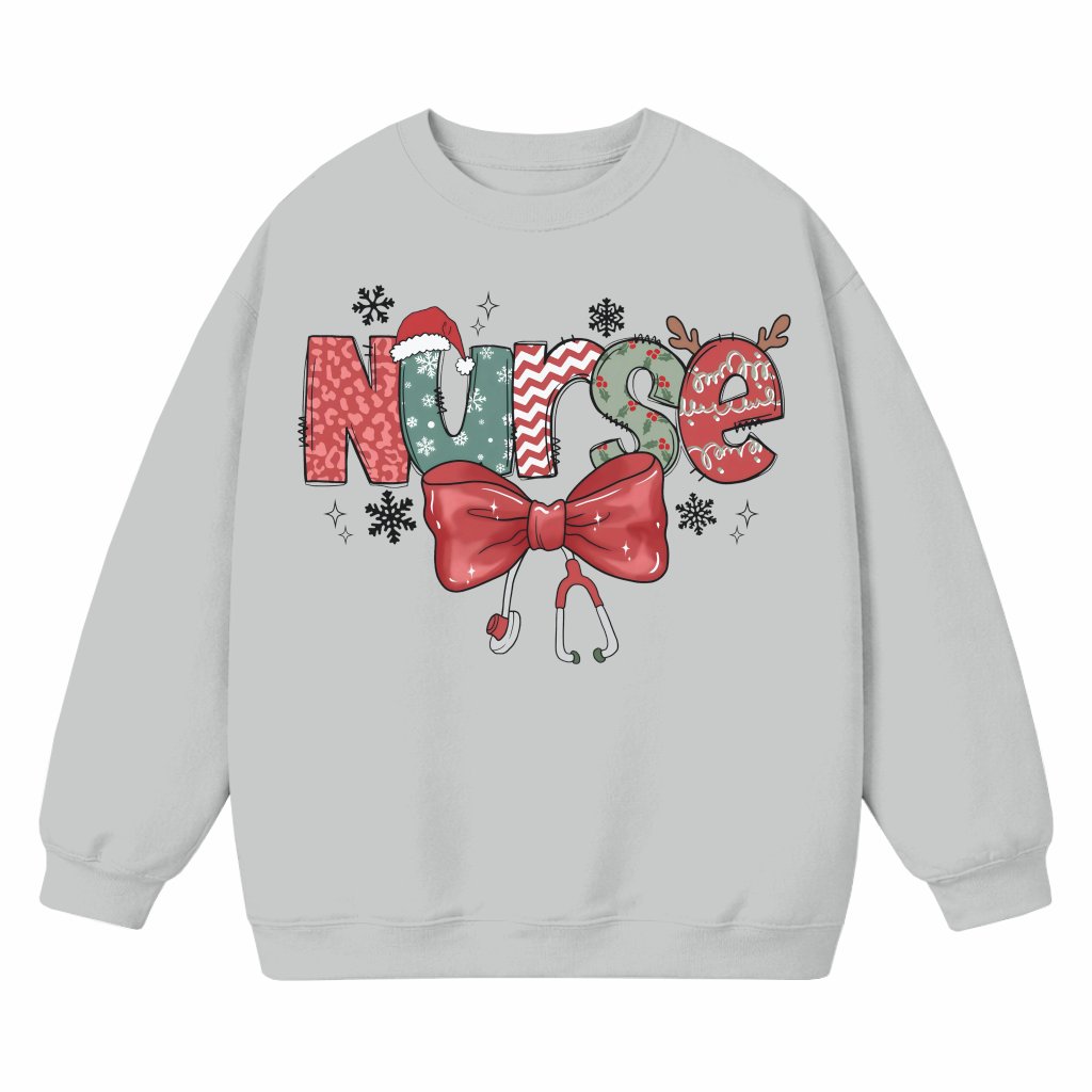 Nurse Life Sweatshirt – Christmas Funny Gift for Nurse - front view