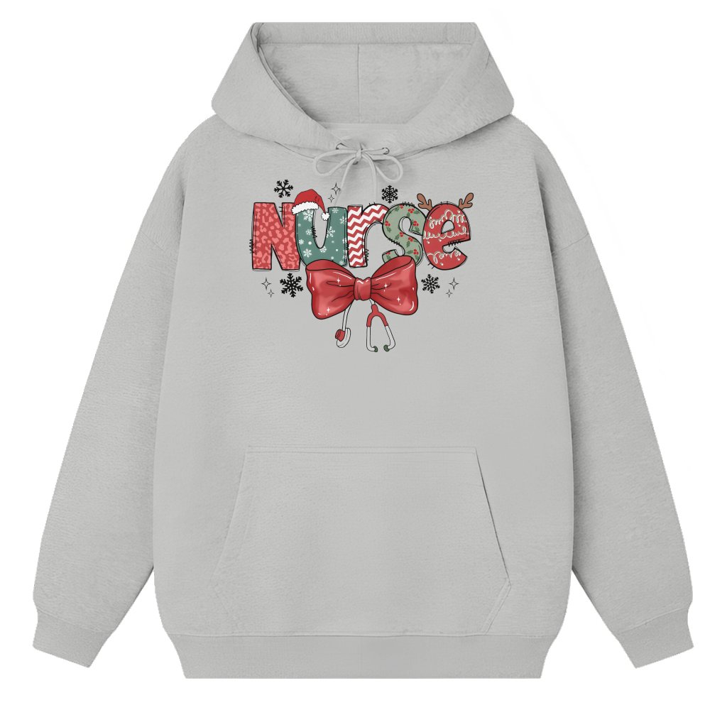 Nursing Hoodie – Christmas Gift for Healthcare Heroes Cute - front view