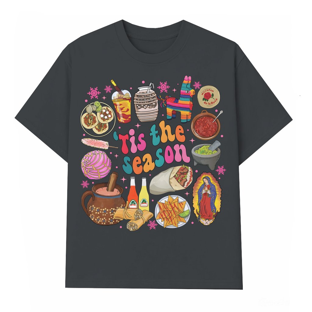 Pan Dulce Cafecito T-shirt – Funny Mexican Christmas Gift - front view