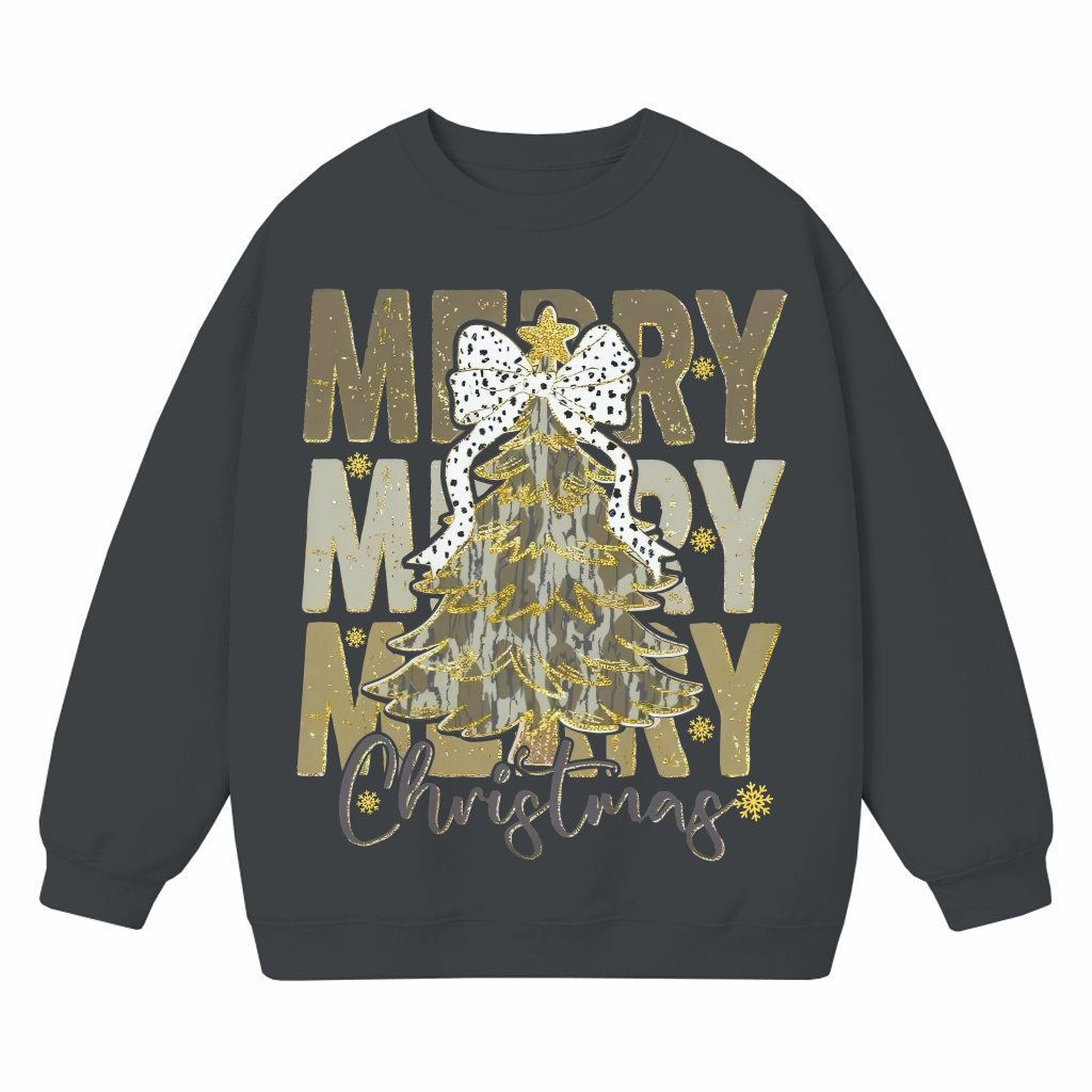 Old School Hunting Sweatshirt – Christmas Gift for Hunter Camouflage - front view
