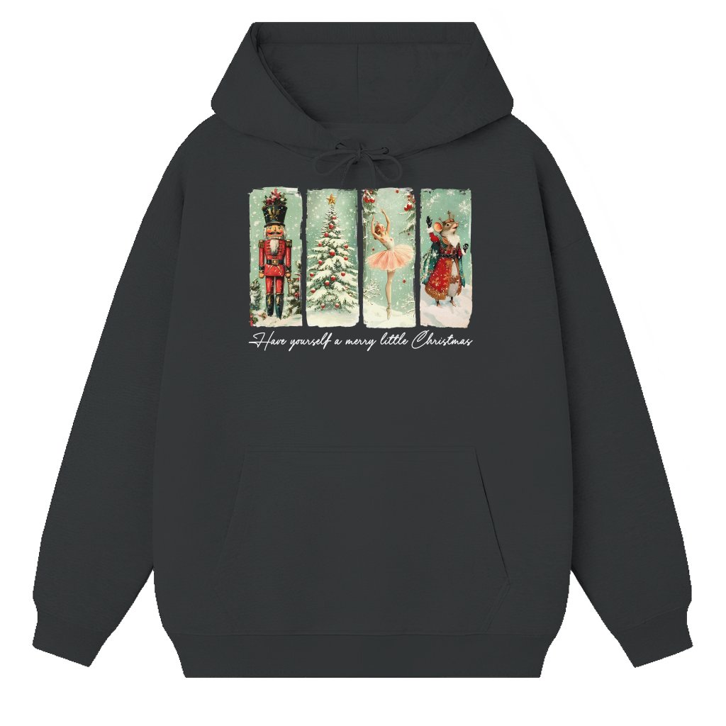 Nutcracker Hoodie – Christmas Gift for Women Vintage Retro - front view