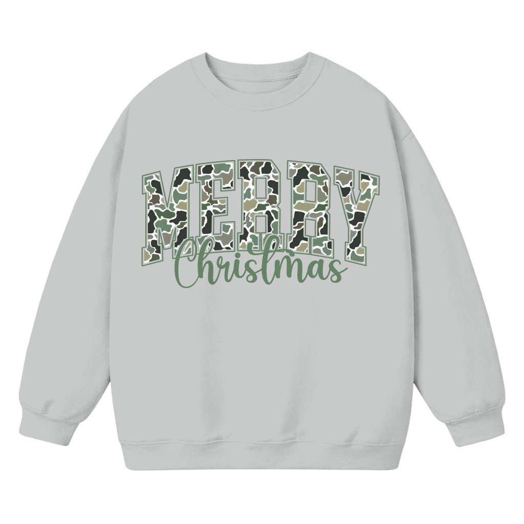 Camo Hunting Mama Sweatshirt – Christmas Gift for Mama - front view