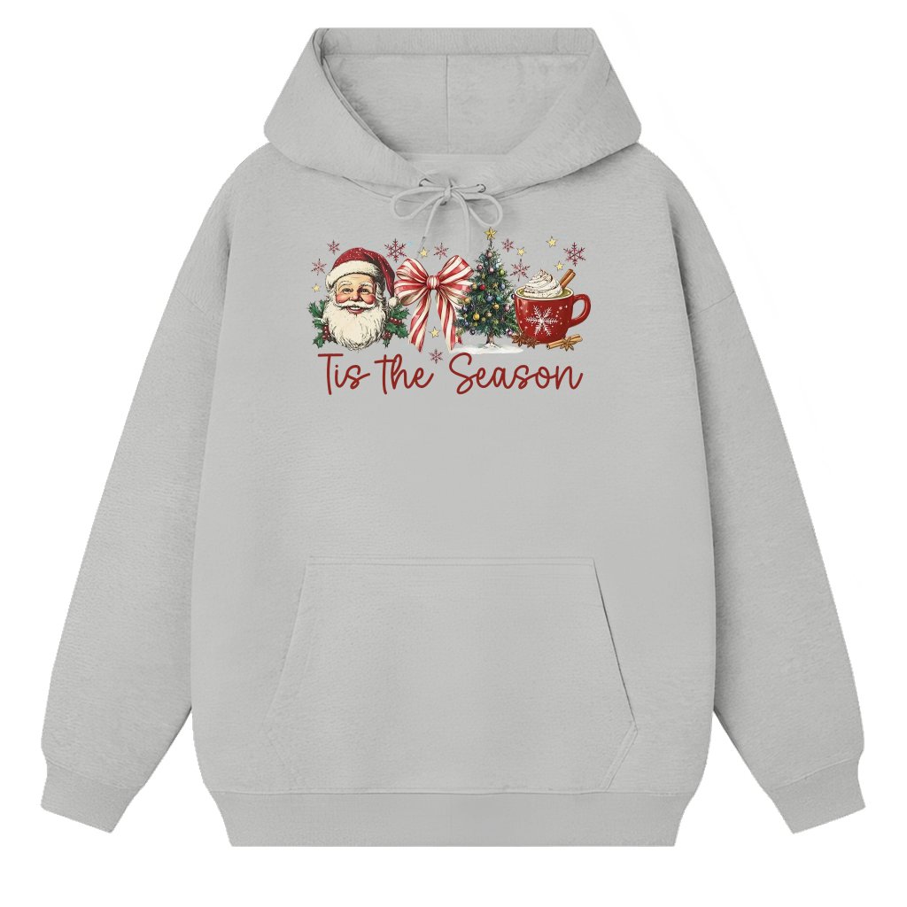 Coquette Bow Hoodie – Christmas Gift for Her Trendy Style - front view