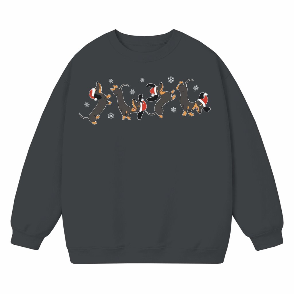 Cute Dachshund Christmas Sweatshirt – Gift for Dog Lover Crewneck - front view