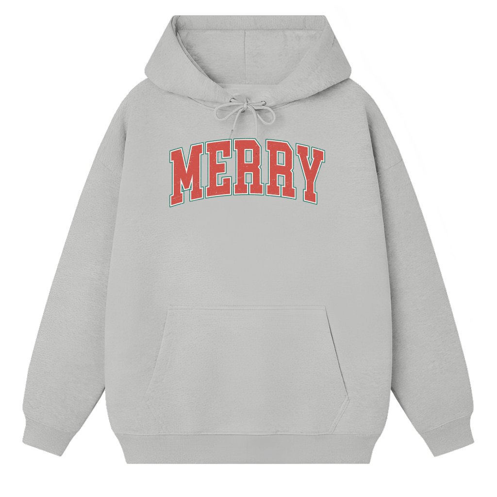 Cute Merry Christmas Hoodie – Christmas Gift for Women Winter - front view