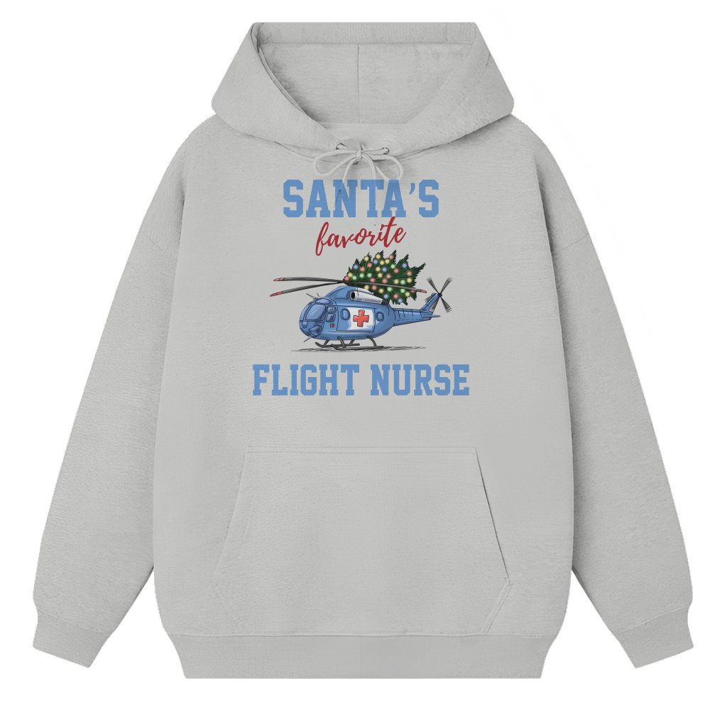 Flight Nurse Hoodie – Christmas Gift for Trauma Transport Nurse Cozy - front view