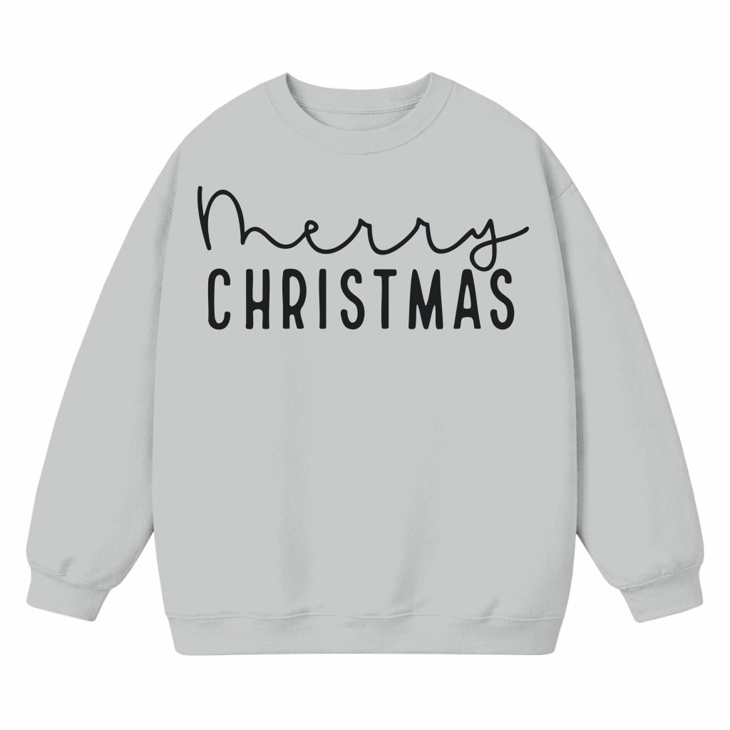 Merry Christmas Sweatshirt – Christmas Gift for Men Women Cozy Crewneck - front view