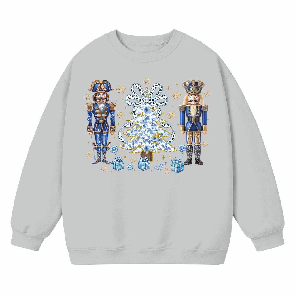 Nutcracker Sweatshirt – Christmas Gift for Family Grand Millennial Family Match - front view