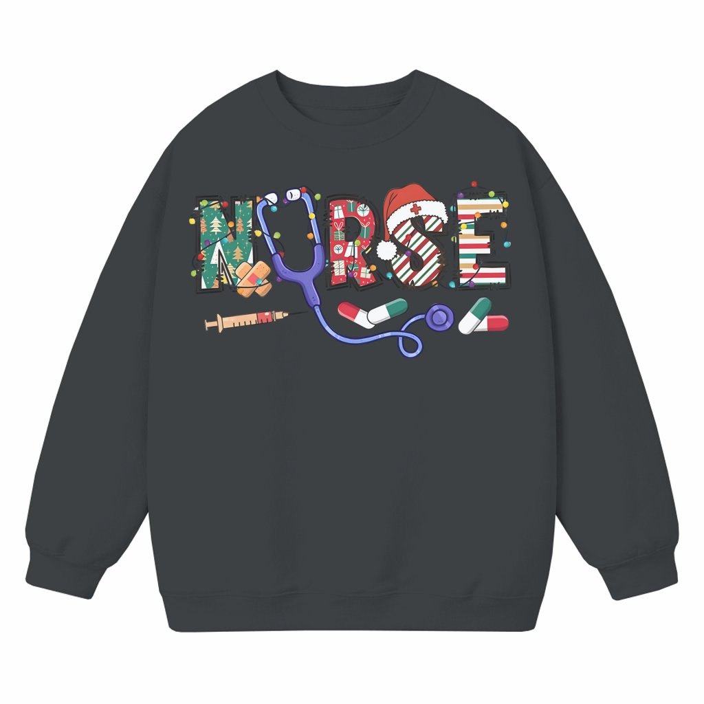 Nurse Sweatshirt – Christmas Gift for Nursing Student - front view